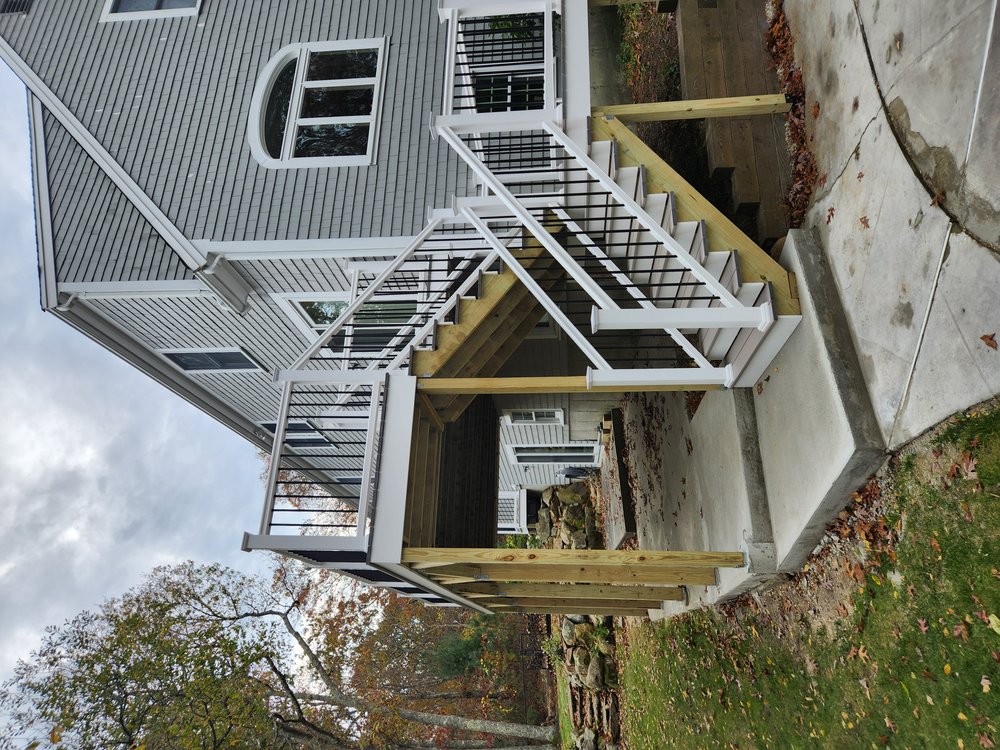 Upgraded stairs and landing